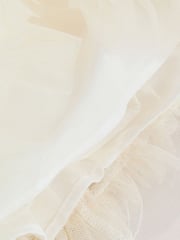 White 3D Flowers Baby Occasion Dress (0mths-2yrs) - Image 7 of 8