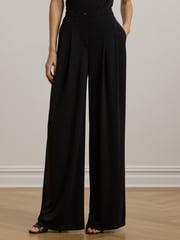 Lauren Ralph Lauren Chabrell Pleated Wide Leg Trousers - Image 1 of 6