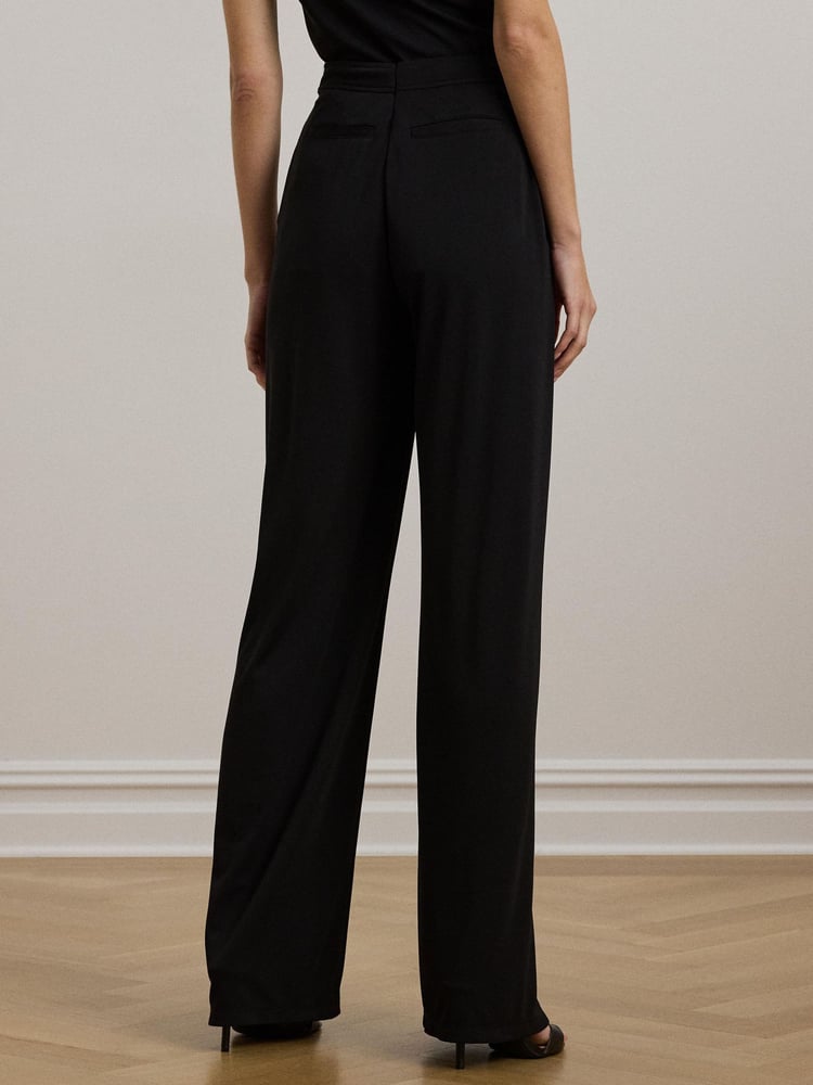 Lauren Ralph Lauren Chabrell Pleated Wide Leg Trousers - Image 2 of 6