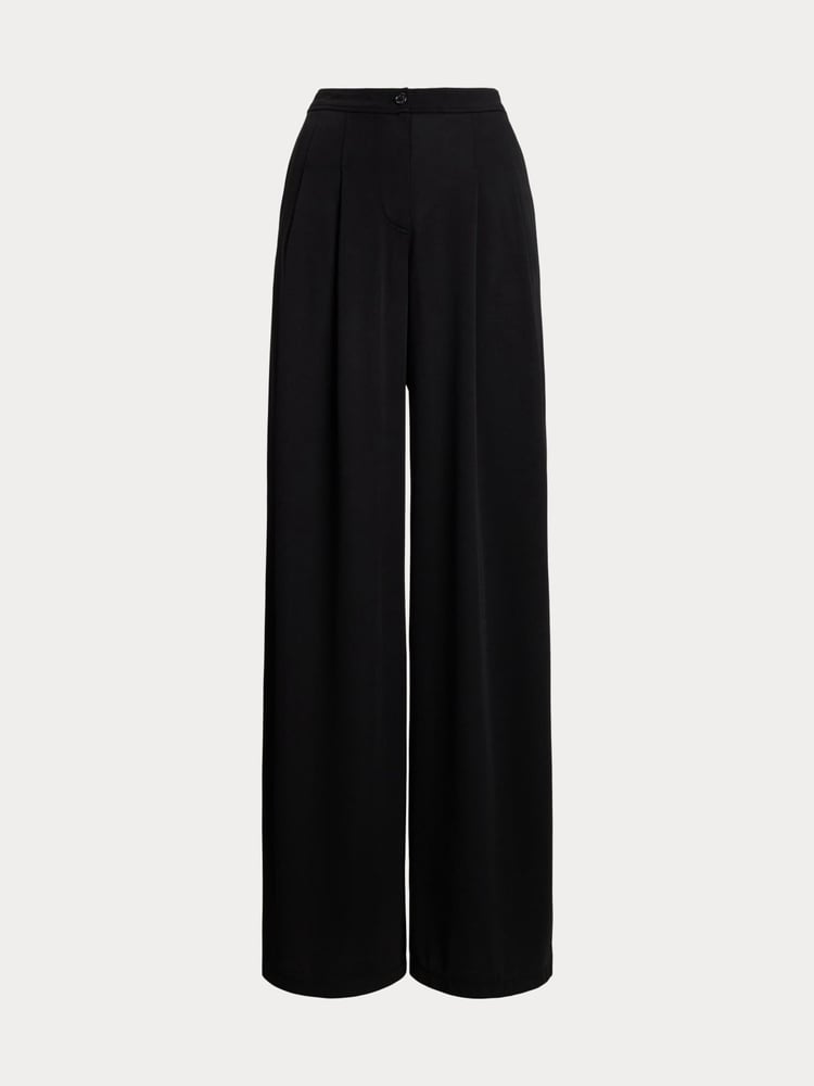 Lauren Ralph Lauren Chabrell Pleated Wide Leg Trousers - Image 6 of 6