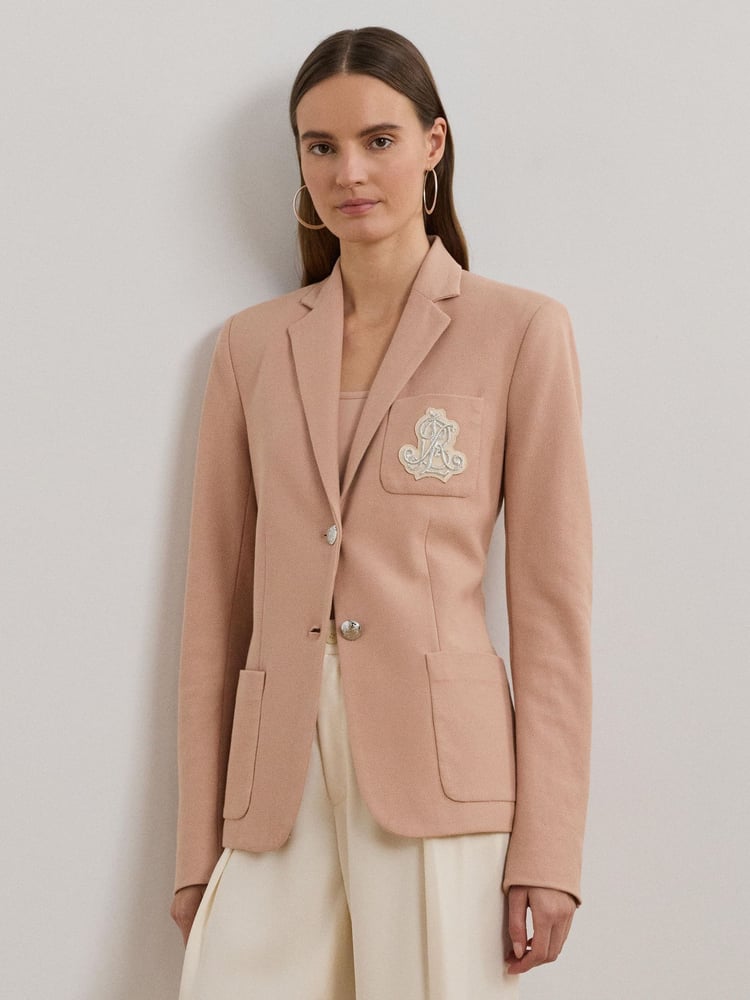 Lauren Ralph Lauren Anfisa Crest Logo Blazer Jacket - Image 1 of 8