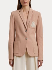 Lauren Ralph Lauren Anfisa Crest Logo Blazer Jacket - Image 7 of 8