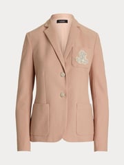 Lauren Ralph Lauren Anfisa Crest Logo Blazer Jacket - Image 8 of 8