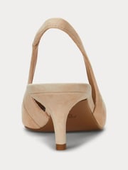 Lauren Ralph Lauren Lolah II Suede Slingback Heeled Pump Shoes - Image 3 of 4