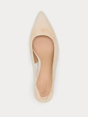 Lauren Ralph Lauren Lolah II Suede Slingback Heeled Pump Shoes - Image 4 of 4