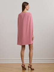 Lauren Ralph Lauren Petra Cape Georgette Cocktail Mini Dress - Image 3 of 5