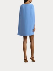 Lauren Ralph Lauren Petra Cape Georgette Cocktail Mini Dress - Image 5 of 8