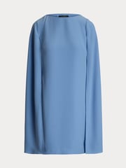 Lauren Ralph Lauren Petra Cape Georgette Cocktail Mini Dress - Image 8 of 8