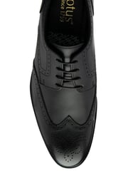Lotus Black Brogues Lace-Up Shoes - Image 4 of 4