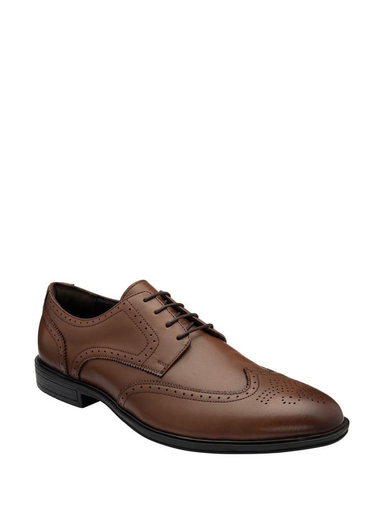 Lotus Brown Brogues Lace-Up Shoes - Image 1 of 4 Lotus Brown Brogues Lace-Up Shoes - Image 1 of 4