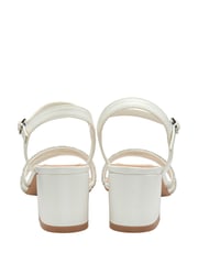 Lotus White Heeled Occasion Sandals - Image 3 of 4