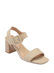 Lotus Nude Heeled Sandals - Image 1 of 4