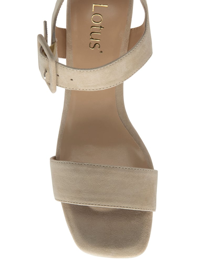 Lotus Nude Heeled Sandals - Image 4 of 4