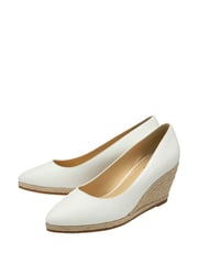 Lotus White Wedges Espadrilles Shoes - Image 2 of 4