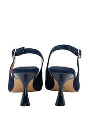 Lotus Blue Slingback Suede Court Shoes - Image 3 of 4