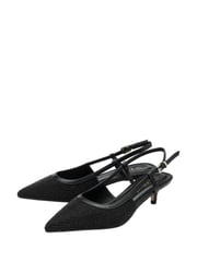 Lotus Black Slingback Occasion Shoes - Image 2 of 4