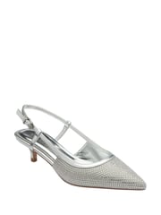 Lotus Silver Slingback Occasion Shoes - Image 1 of 4