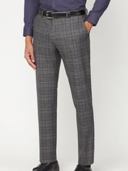 Antique Rogue Grey Overcheck Trousers - Image 1 of 3