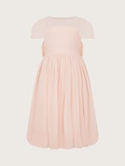 Monsoon Pink Claire Crinkle Chiffon Dress - Image 1 of 3