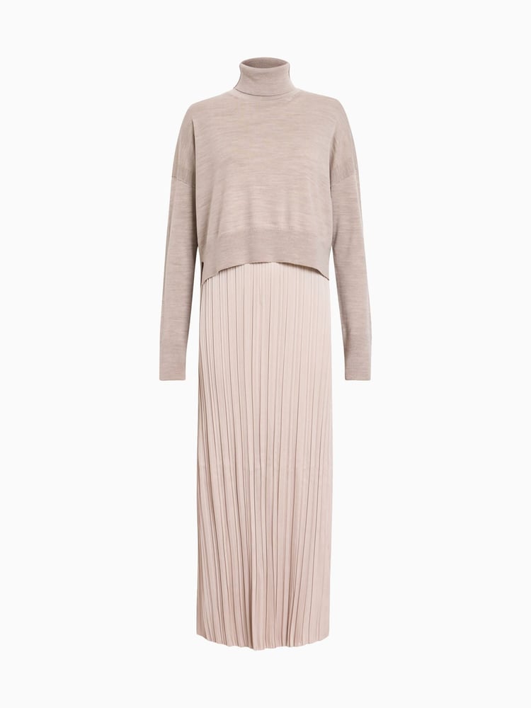 AllSaints Brown Vittoria Dress - Image 7 of 7