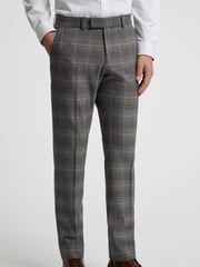 Antique Rogue Grey Bailey With Tan Check Trousers - Image 1 of 2