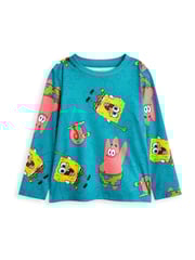 Vanilla Underground Yellow Kids Spongebob Pyjamas 2 Pack - Image 2 of 5