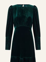Aspiga Green Esmee Velvet Mini Dress - Image 7 of 7