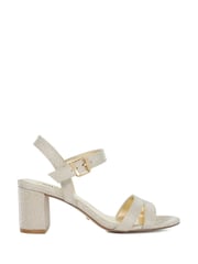 Dune London Gold Standard Fit Merisa Block Heel Sandals - Image 2 of 6