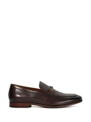 Dune London Brown Scilly Woven Trim Loafers - Image 2 of 6