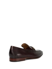 Dune London Brown Scilly Woven Trim Loafers - Image 4 of 6