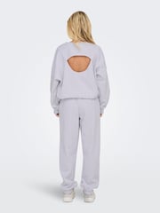 ONLY Grey Slogan Joggers - Image 2 of 6