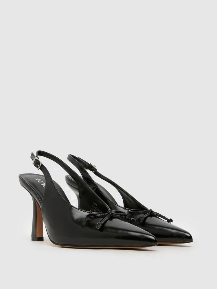 Schuh EC Suki Slingback Bow Courts Shoes - Image 2 of 4 Schuh EC Suki Slingback Bow Courts Shoes - Image 2 of 4