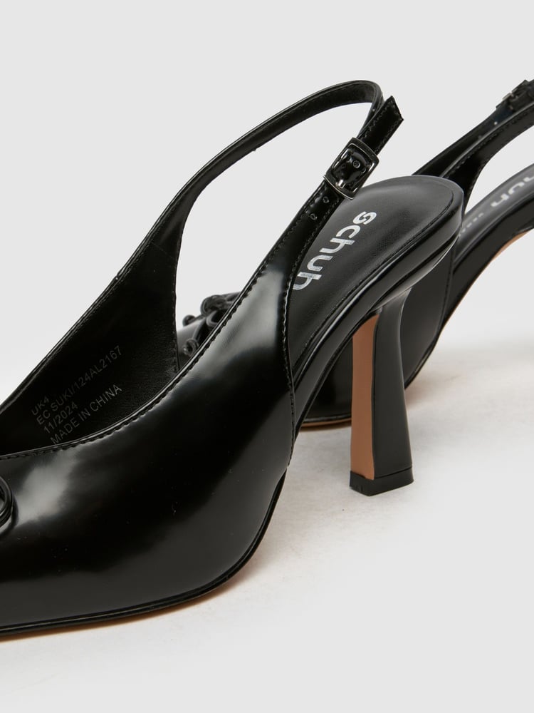 Schuh EC Suki Slingback Bow Courts Shoes - Image 4 of 4