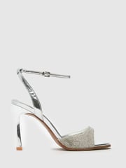 Schuh Silver Sariah Heeled Sandals - Image 1 of 4