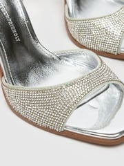 Schuh Silver Sariah Heeled Sandals - Image 3 of 4