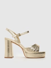 Schuh Gold Sabina Heeled Platform Shoes - Image 1 of 4