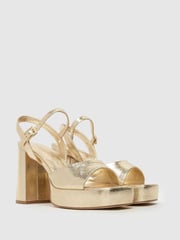 Schuh Gold Sabina Heeled Platform Shoes - Image 2 of 4