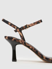 Schuh Susie Toe Loop Heeled Black Sandals - Image 3 of 4