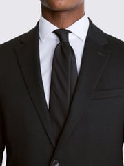 MOSS Black Slim Fit Charcoal Stretch Jacket - Image 5 of 7