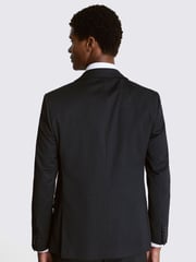 MOSS Black Slim Fit Charcoal Stretch Jacket - Image 6 of 7