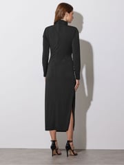Star by Julien MacDonald Black Diamante Asymetric Dress - Image 2 of 6