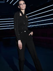 Star by Julien MacDonald Silver Diamante Cut-Out Wrap Top - Image 1 of 6