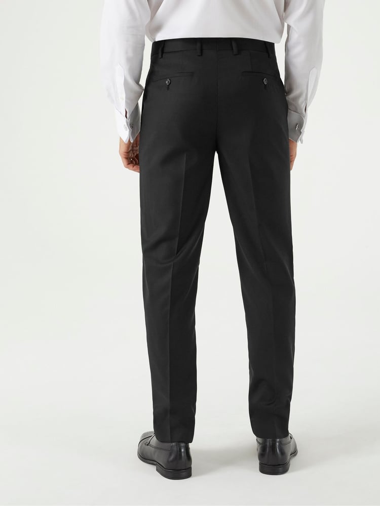 Skopes Black Tailored Fit Farnham Suit Trousers - Image 2 of 4