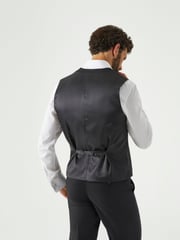Skopes Black Farnham Single Breasted Suit Waistcoat - Image 2 of 4