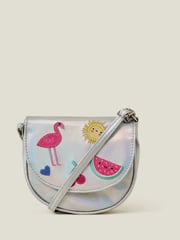 Angels By Accessorize Silver Girls Fruity Crossbody Bag - Image 1 of 2