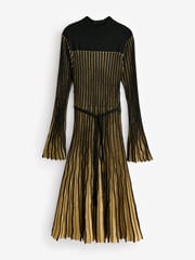 French Connection Black Journee Mari Long Sleeve Dress - Image 4 of 4