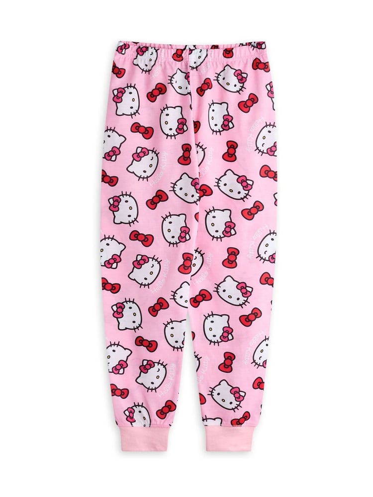Vanilla Underground Pink Hello Kitty Girls Pyjamas 2 Pack Set - Image 5 of 5