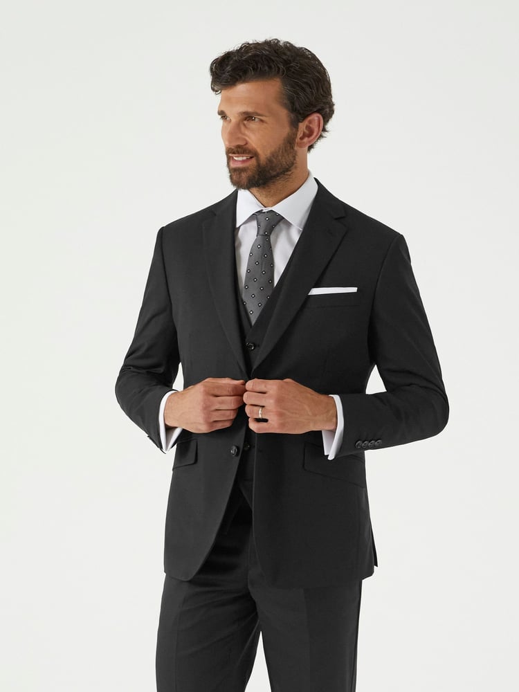 Skopes Black Slim Fit Farnham Suit Jacket - Image 1 of 5