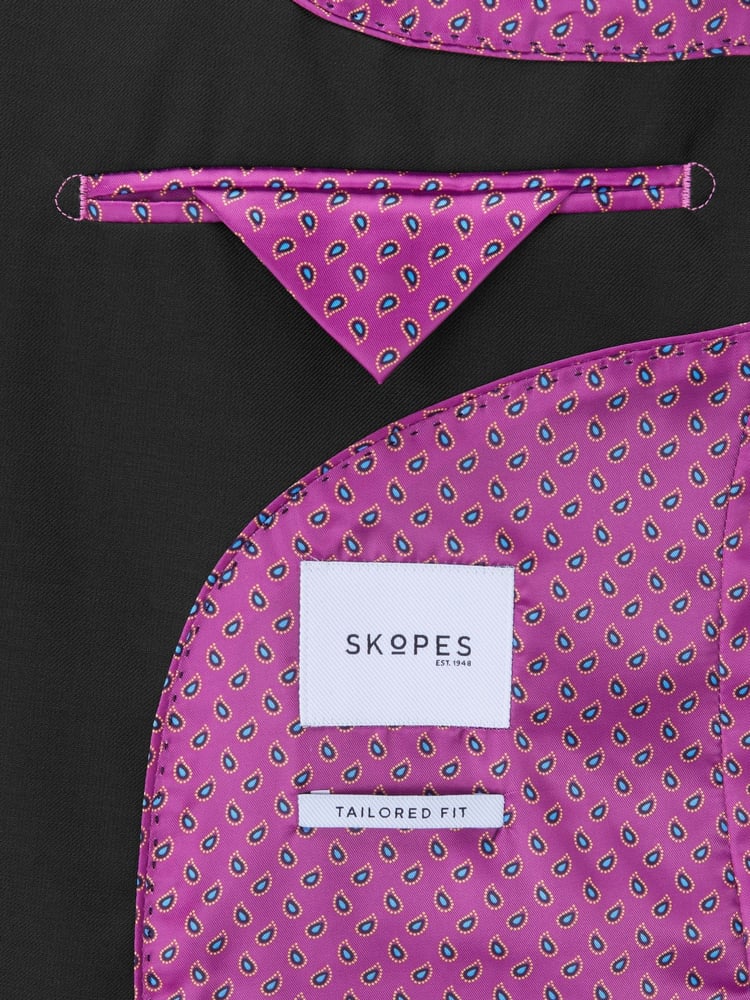Skopes Black Slim Fit Farnham Suit Jacket - Image 5 of 5