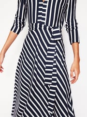 Boden Blue Imogen Collared Jersey Dress - Image 2 of 6